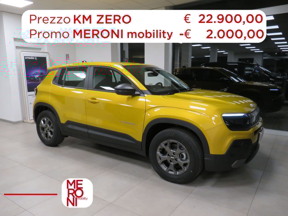 Jeep Avenger nuova a Monza e Brianza