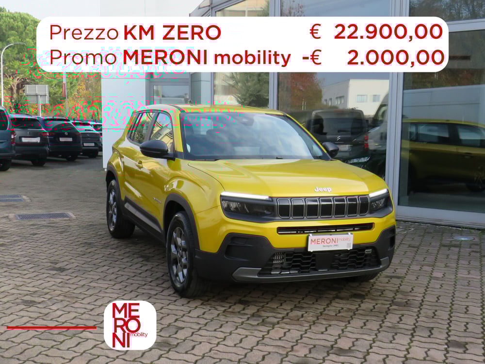 Jeep Avenger nuova a Monza e Brianza