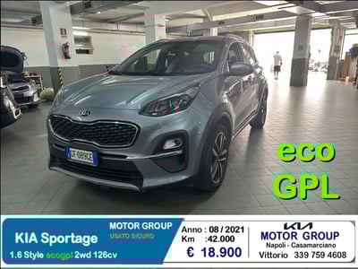 Kia Sportage 1.6 ECOGPL 2WD Style del 2021 usata a Casamarciano