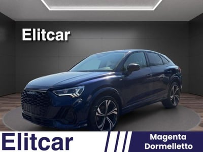 Audi Q3 Sportback 35 2.0 tdi Identity Black s-tronic del 2024 usata a Dormelletto
