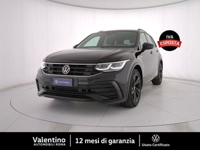 Volkswagen Tiguan 2.0 TDI 150 CV SCR DSG 4MOTION R-Line del 2022 usata a Roma