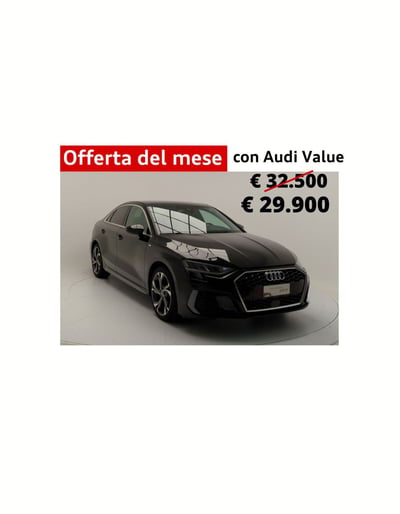 Audi A3 Sedan 35 TDI S tronic S line edition del 2023 usata a Pratola Serra