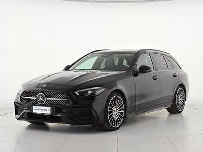 Mercedes-Benz Classe C Station Wagon 220 d mhev AMG Line Premium Plus 4matic 200cv auto del 2021 usata a Borgo San Dalmazzo