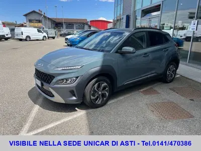 Hyundai Kona HEV 1.6 DCT XLine del 2021 usata a Alba
