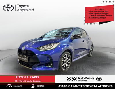 Toyota Yaris 1.5 Hybrid 5 porte Lounge del 2020 usata a Ferrara