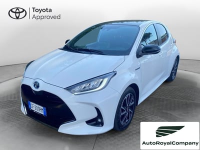 Toyota Yaris 1.5 Hybrid 5 porte Lounge del 2021 usata a Roma
