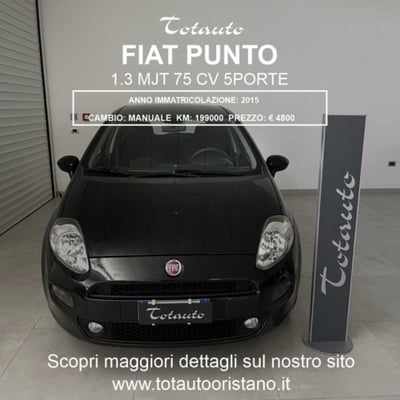 Fiat Punto 1.3 MJT II 75 CV 5 porte Easy del 2015 usata a Ghilarza