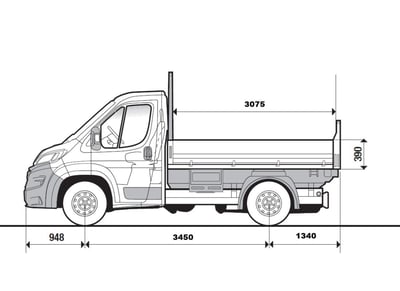 Fiat Ducato maxi 35 LH1 2.2 mjt3 140cv ribalt.trilat. serie 9 del 2021 usata a Verdello