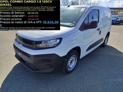 Opel Combo Furgone Cargo 1.5 Diesel 100CV S&amp;S PC 1000kg Edition nuova a Viterbo