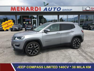 Jeep Compass 1.4 MultiAir 2WD Limited del 2017 usata a Bernezzo