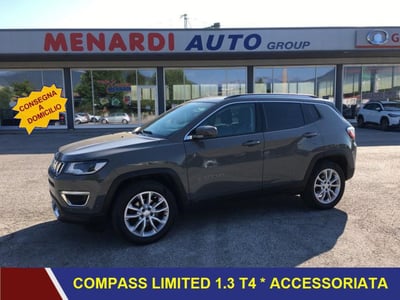 Jeep Compass 1.3 Turbo T4 2WD Limited del 2021 usata a Bernezzo