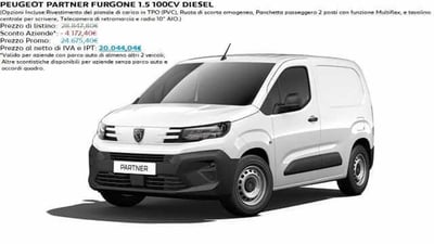 Peugeot Partner Furgone BlueHDi 100 PL Furgone Grip nuova a Viterbo