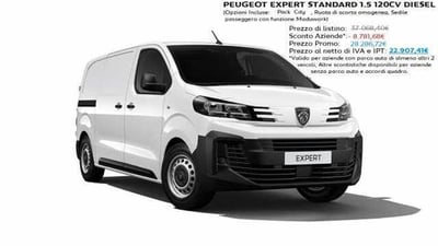 Peugeot Expert Furgone BlueHDi 120 S&amp;S PL-TN-DC Mobile Furgone Standard nuova a Viterbo