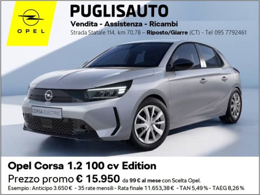Opel Corsa nuova a Catania