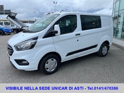 Ford Transit Custom Furgone 300 2.0 EcoBlue 130 PL-DC Furgone Trend del 2020 usata a Alba