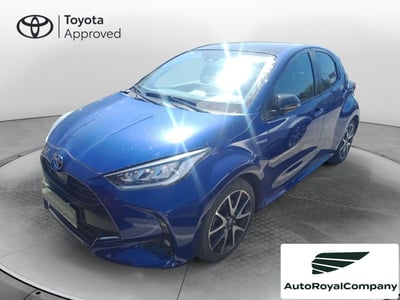 Toyota Yaris 1.5 Hybrid 5 porte Lounge del 2021 usata a Roma