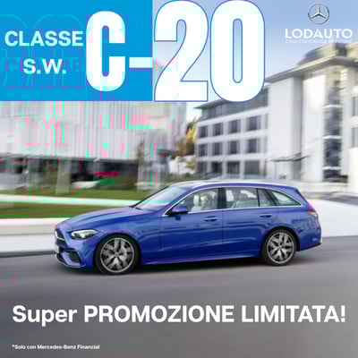 Mercedes-Benz Classe C Station Wagon 220 d mhev AMG Line Advanced 197cv auto nuova a Verdellino