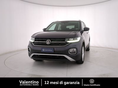 Volkswagen T-Cross 1.0 TSI 110 CV DSG Advanced del 2022 usata a Roma