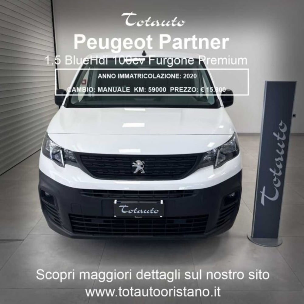 Peugeot Partner Furgone usata a Oristano