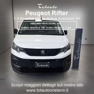 Peugeot Rifter BlueHDi 130 S&amp;S Active Standard del 2021 usata a Ghilarza
