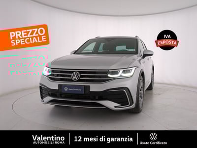 Volkswagen Tiguan 2.0 TDI 150 CV SCR DSG 4MOTION R-Line del 2022 usata a Roma