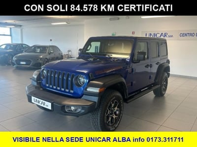 Jeep Wrangler Unlimited 2.2 Mjt II Rubicon del 2019 usata a Alba