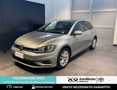 Volkswagen Golf 1.5 TGI DSG 5p. Executive BlueMotion Technology del 2020 usata a Ferrara