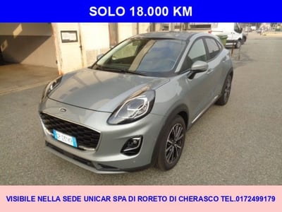 Ford Puma 1.0 EcoBoost Hybrid 125 CV S&amp;S aut. Titanium Design del 2023 usata a Alba
