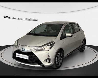 Toyota Yaris 1.5 Hybrid 5 porte Lounge Blue del 2019 usata a Roma