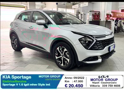 Kia Sportage 1.6 TGDi MHEV Style del 2022 usata a Casamarciano