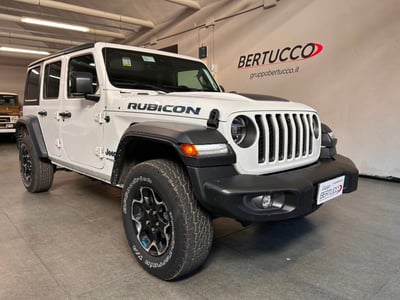 Jeep Wrangler Unlimited 2.0 PHEV ATX 4xe Rubicon del 2022 usata a Verona
