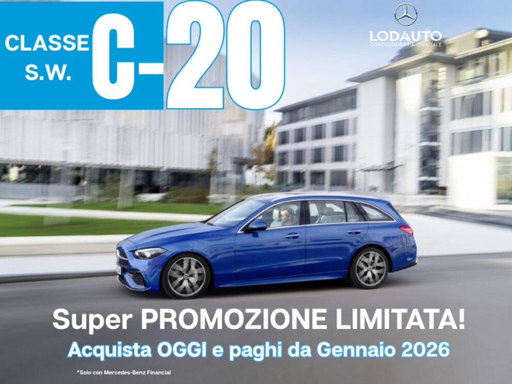 Mercedes-Benz Classe C Station Wagon nuova a Bergamo