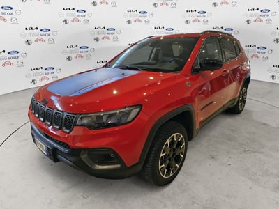 Jeep Compass 1.3 T4 240CV PHEV AT6 4xe Trailhawk del 2023 usata a Caresanablot