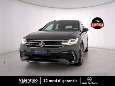 Volkswagen Tiguan 2.0 TDI 150 CV SCR DSG 4MOTION R-Line del 2021 usata a Roma