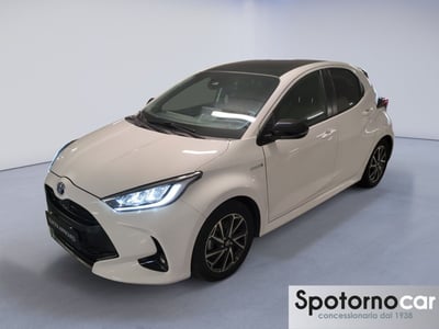 Toyota Yaris 1.5 Hybrid 5 porte Lounge del 2021 usata a Milano