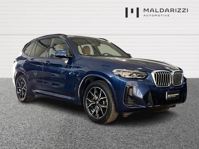 BMW X3 xdrive20d mhev 48V Msport auto del 2022 usata a Bari