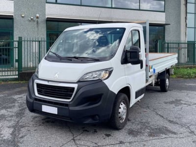 Peugeot Boxer Telaio 335 2.0 BlueHDi 160CV PLM Cassonato Acciaio del 2018 usata a Montagna in Valtellina