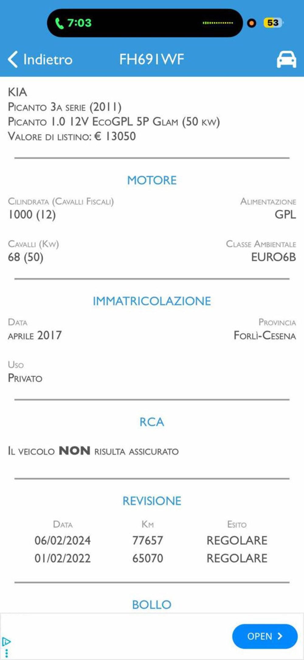 Kia Picanto usata a Pesaro-Urbino (4)
