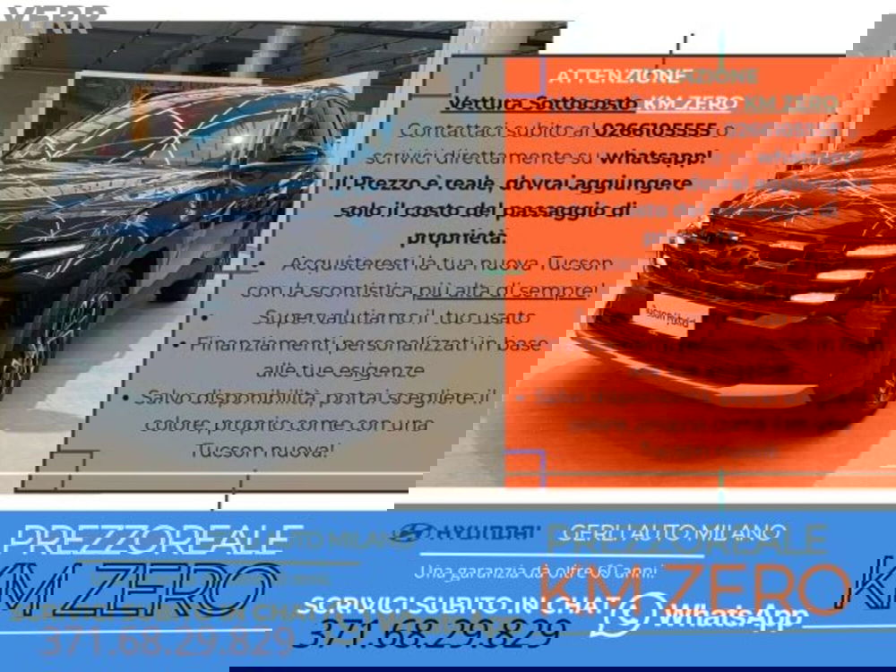 Hyundai Tucson nuova a Milano