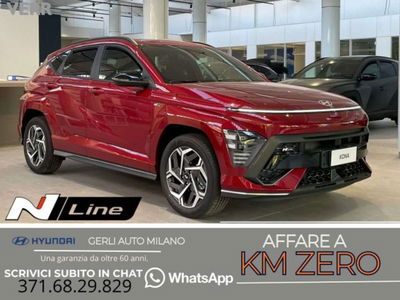 Hyundai Kona 1.6 gdi hev NLine Tech Pack 2wd 129cv dct nuova a Milano