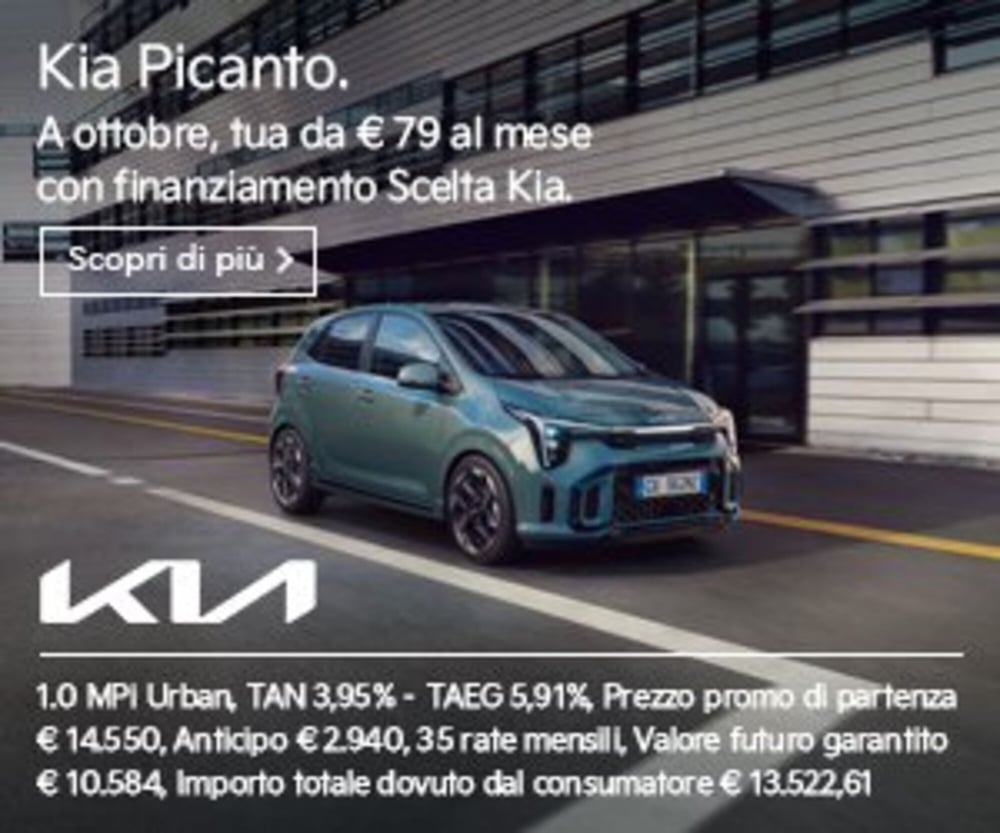 Kia Picanto nuova a Napoli