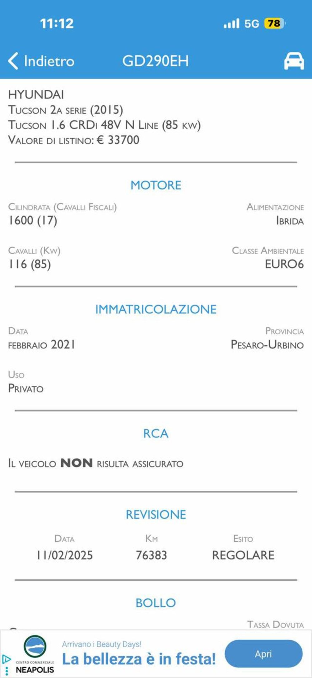 Hyundai Tucson usata a Pesaro-Urbino (12)