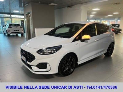 Ford Fiesta 1.0 Ecoboost Hybrid 125 CV 5 porte ST-Line X del 2022 usata a Alba