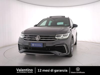 Volkswagen Tiguan 2.0 TDI 150 CV SCR DSG 4MOTION R-Line del 2021 usata a Roma