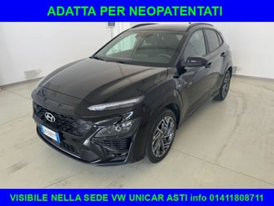 Hyundai Kona 1.0 T-GDI Hybrid 48V iMT NLine del 2023 usata a Alba