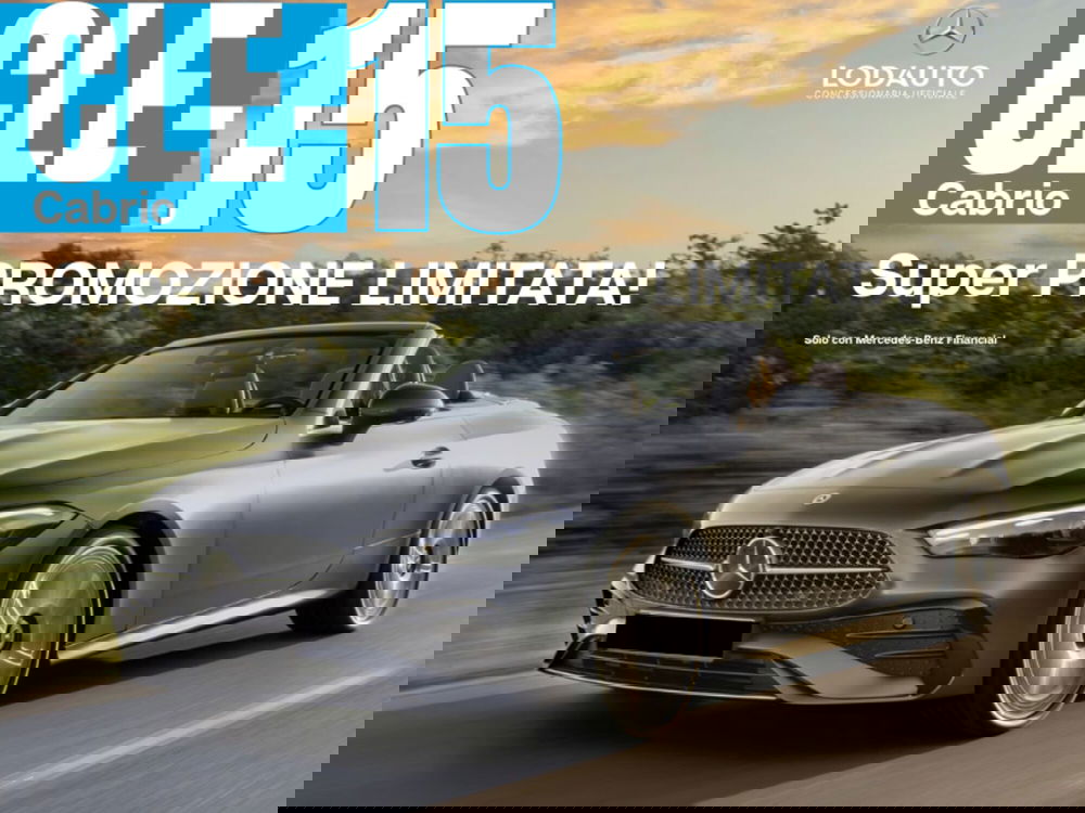 Mercedes-Benz CLE Cabrio nuova a Bergamo