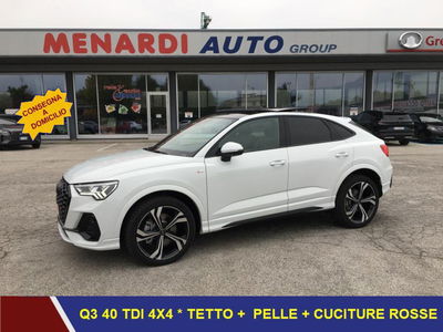 Audi Q3 Sportback 40 2.0 tdi S line edition quattro 193cv s-tronic nuova a Bernezzo