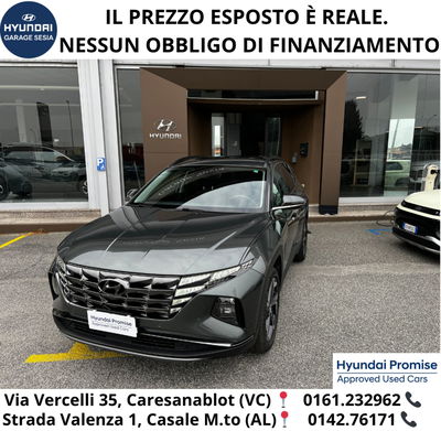 Hyundai Tucson 1.6 phev Exellence 4wd auto del 2024 usata a Caresanablot