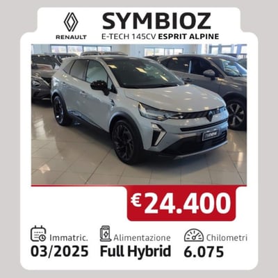 Renault Symbioz 1.6 full hybrid Esprit Alpine 145cv auto del 2025 usata a Taranto