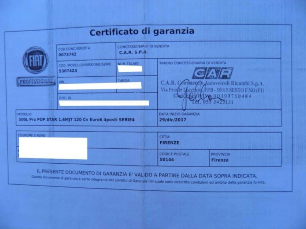 Fiat 500L usata a Firenze (15)